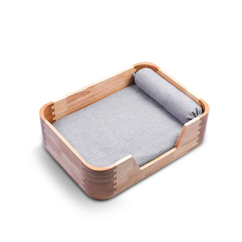 

Factory Direct Supply New Design Solid Wooden Cat Furniture Dog Pet Bed
