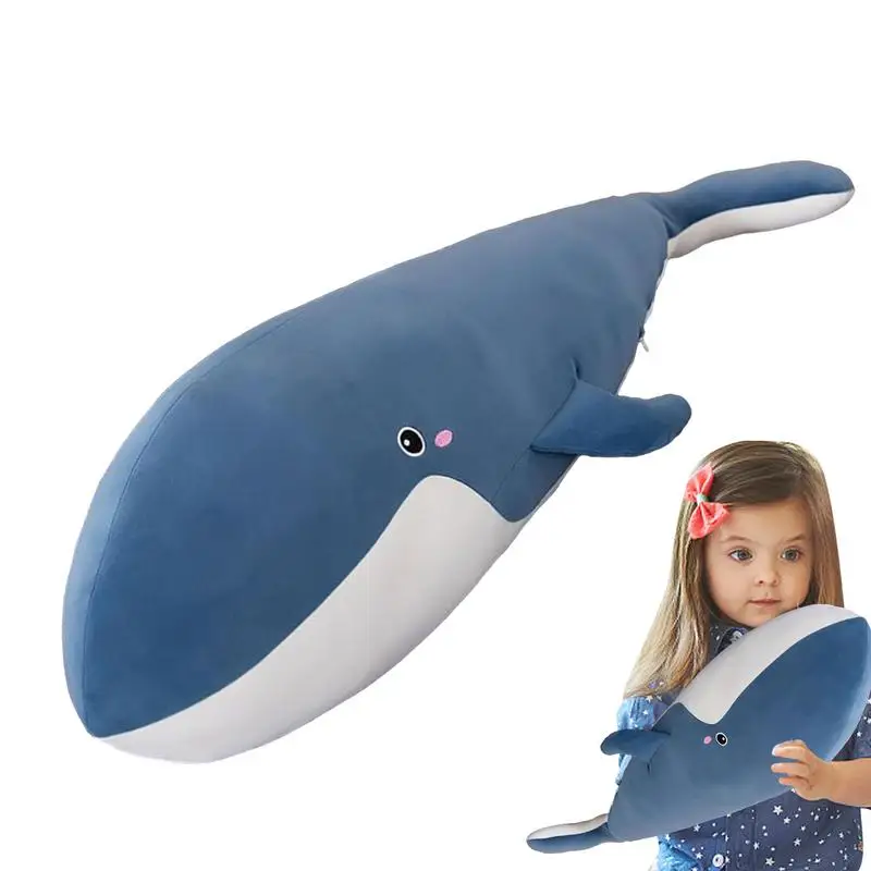 Whale Plush Toy Whale Stuffed Animal Simulation & Realistically-Detailed Funny Whale Shark Toys Super Soft Ocean Sea Creatures