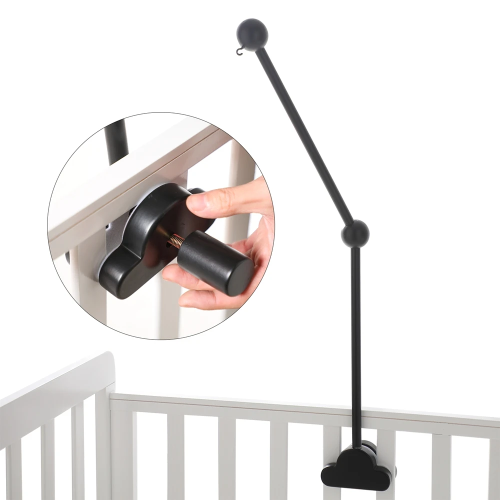 Baby Houten Bedbel Beugel 0-12 Maanden Bed Bel Beugel Houten Mobiele Pasgeboren Gehaakte Bed Bel Opknoping Speelgoed Newbaby rammelaar Speelgoed