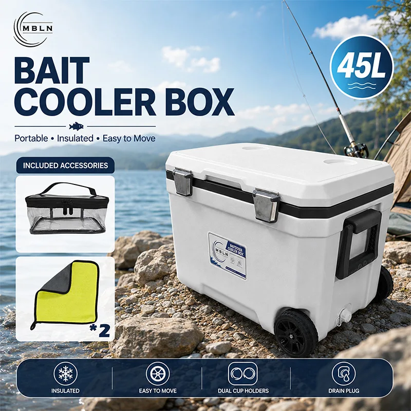 Portable Fishing Storage Box Source-Listed Material Container Live Bait Or Insulated Use Capacity Seal Aeration Option Cleaning