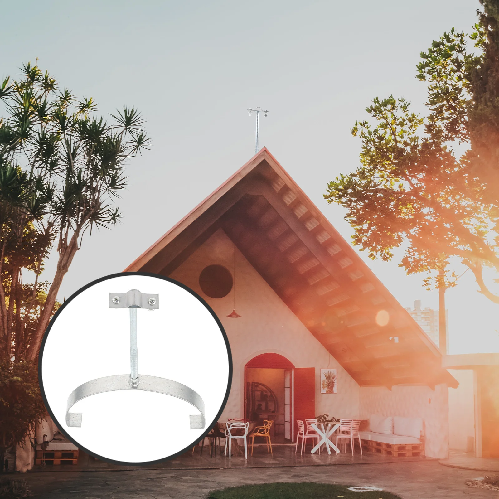 

1pcs Protection Metal Support Protective Support For Roof Sturdy Holder Safety Installation Replacement Part