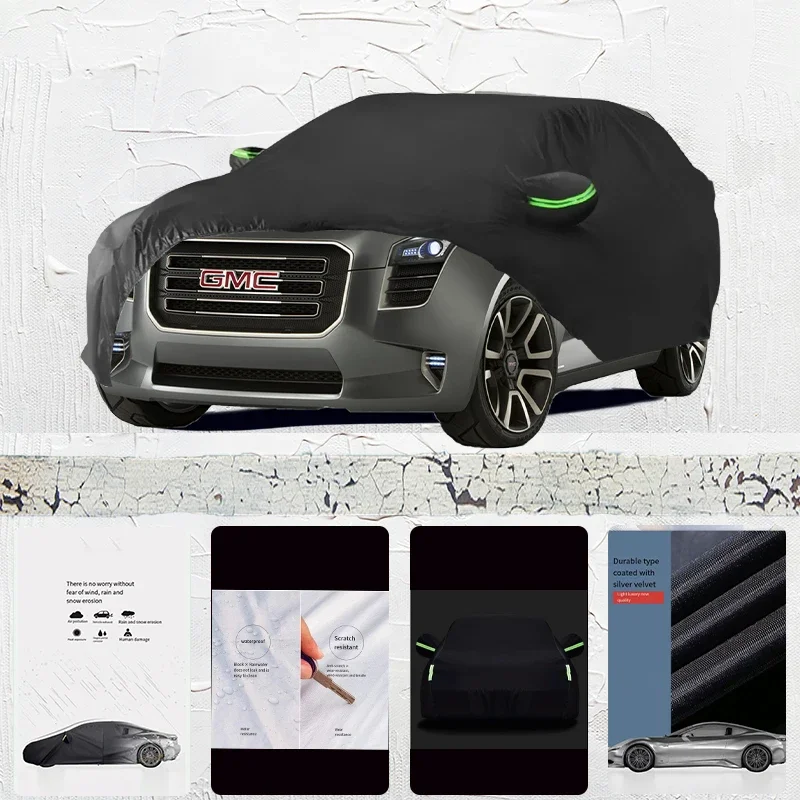 

For GMC granite Auto Anti snow Anti dust Anti uv Anti freeze 210T Anti peeling paint And Anti Rainwater car cover Black