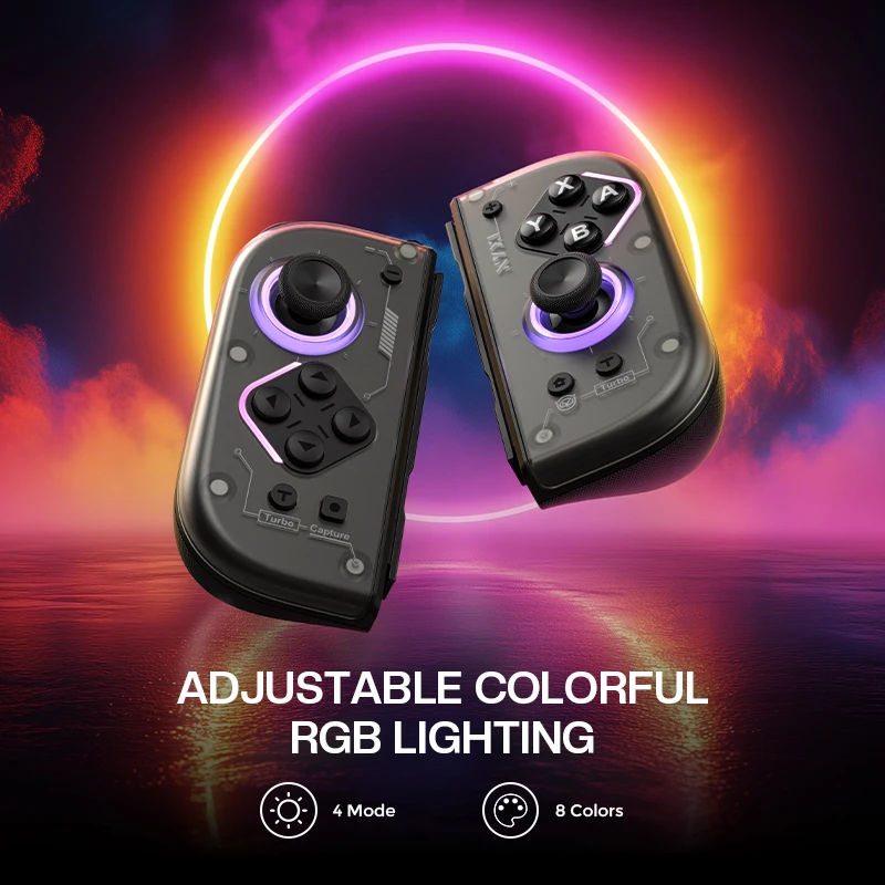 NYXI Hyperion 2 Pengontrol Game Nirkabel Dual Hall Joycon Gamepad untuk NintendoSwitch/Switch OLED/Switch Lite Controller