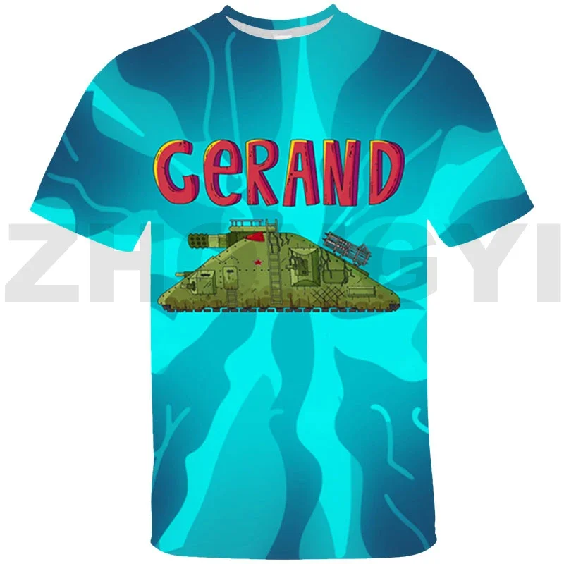 2024 Hip Hop 3D Printed Animated World of Tanks T-shirt War Thunder T-shirt Children\'s T-shirt Street Clothing Oversized German