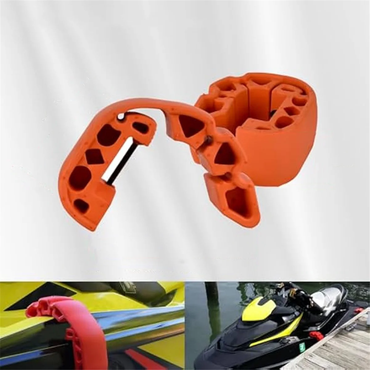 

B14C 2pcs Snap in Bumpers/Fenders Fits for Sea-Doo 295100418 Tear Resistant Material Jet Ski Bumpers