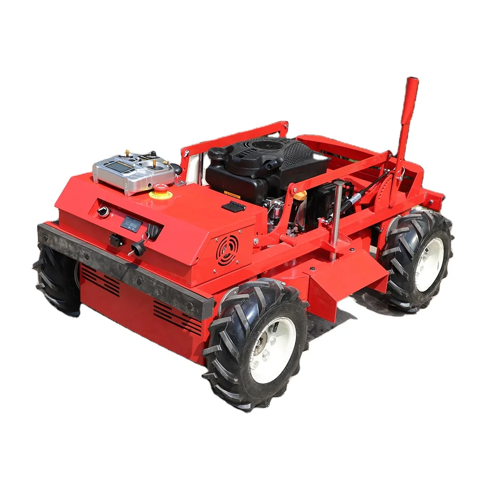 

4-Drive Wheel Lawn Mower Flexible and Fast Cutting Grass Machine Remote Control Lawn Mower