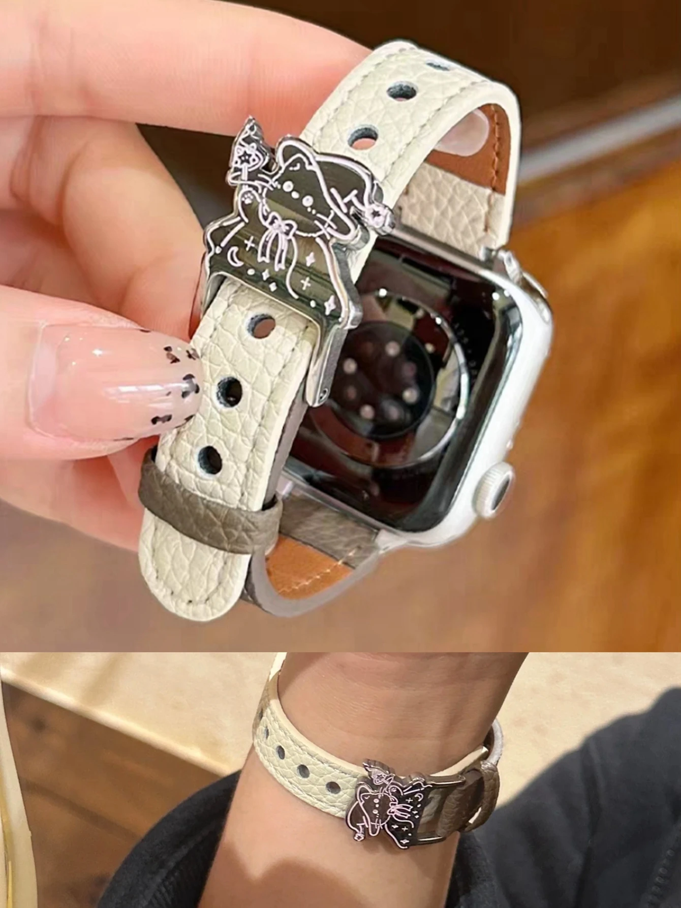 شعبية حلقة جلدية ل سوار ساعة يد آبل النساء 111/10/9/8/7/6/5/4 38 مللي متر 40 مللي متر 41 مللي متر 42 مللي متر 44 مللي متر 45 مللي متر 46 مللي متر 49 مللي متر حزام