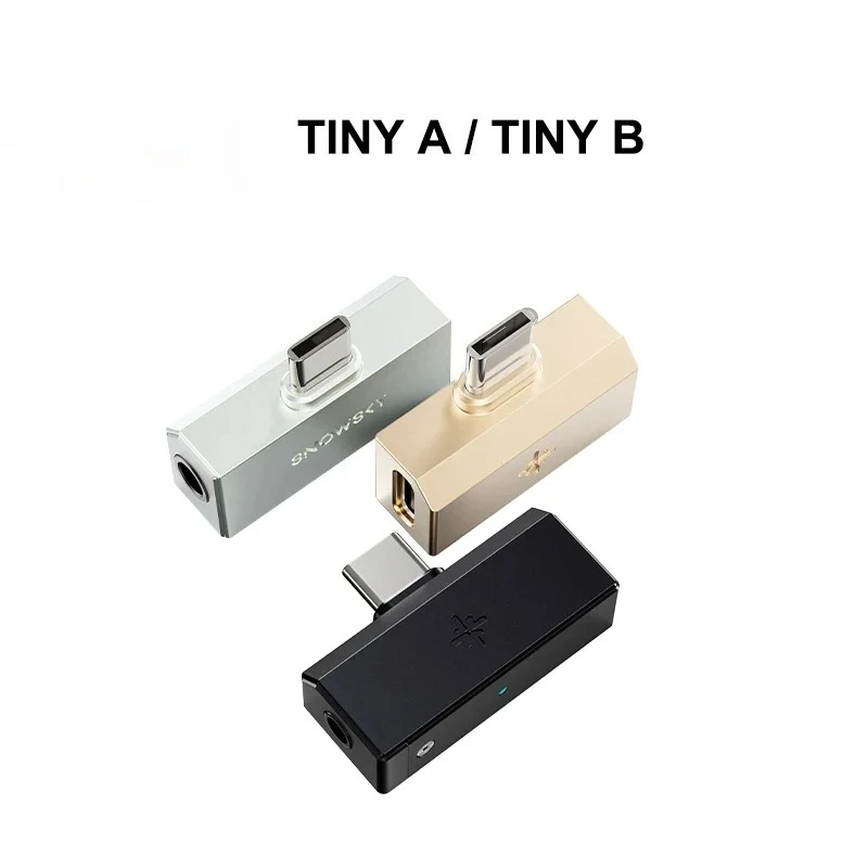 

FiiO Snowsky Tiny DAC Headphone Amplifier USB DAC with 3.5/4.4mm/Type-C PEQ Tuning 384kHz/DSD256 Support in-Line Control