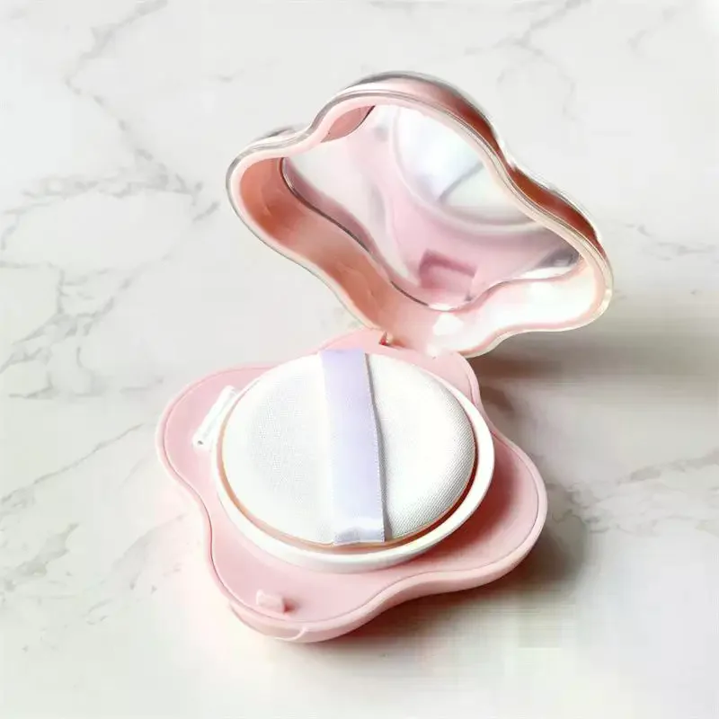 15 جرام صندوق وسادة فليب فارغ صندوق البودرة المحمولة حقيبة مستحضرات التجميل BB كريم/الأساس/حاوية أحمر الخدود مع مرآة #2