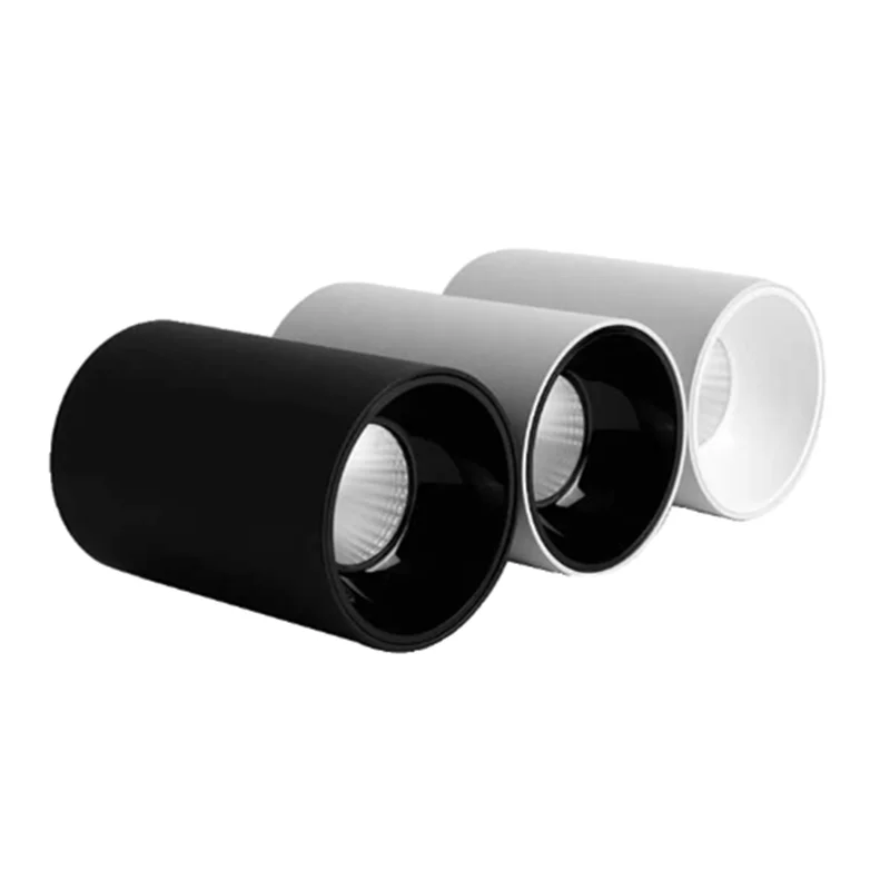 سطح شنت المضادة للوهج LED النازل AC110V-230V عكس الضوء 7W9W12W15W20W24W COB الأضواء مصباح السقف CRI98 lndoor الإضاءة