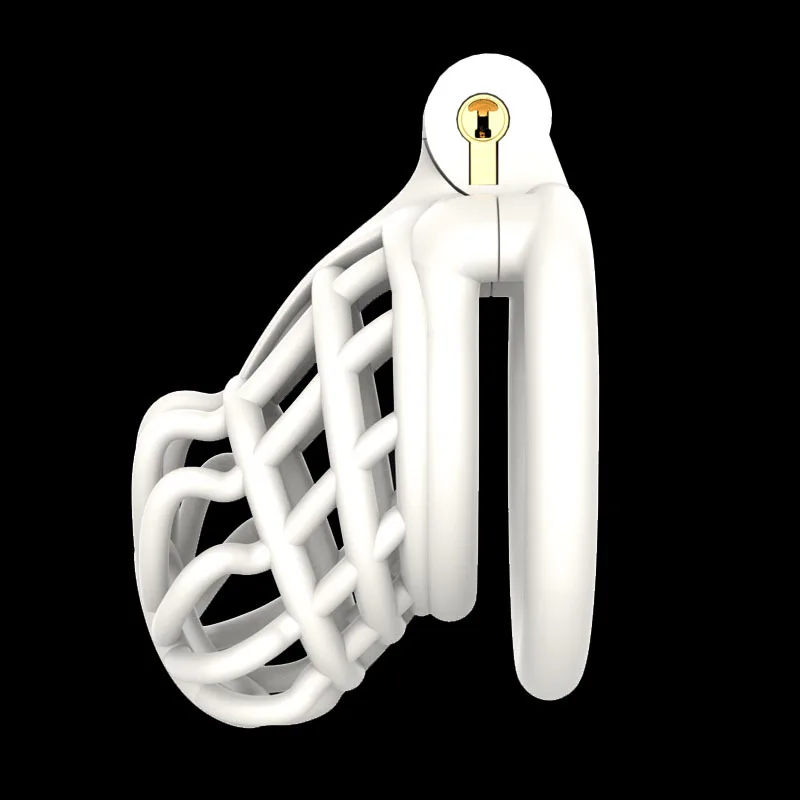 Cobra Chastity Cage 4 Size Rings Male Breathable Bondage Cock Cage Anti Cheating Abstinence Penis Lock Gay Adult Erotic Sex Shop