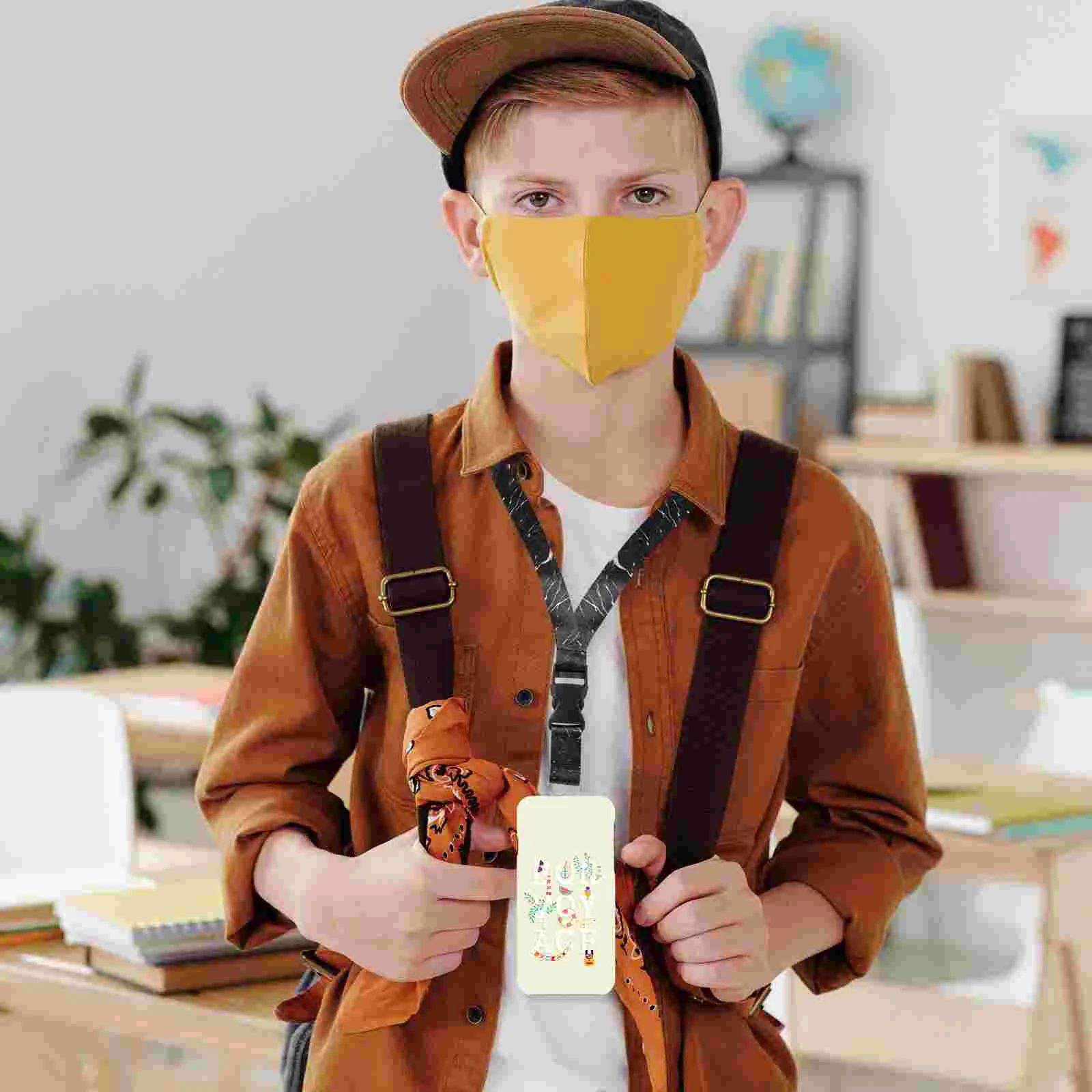 2 Pcs Flat Lanyard with Swivel Hook Suspend Hanging Ropes for Cellphone Decorative