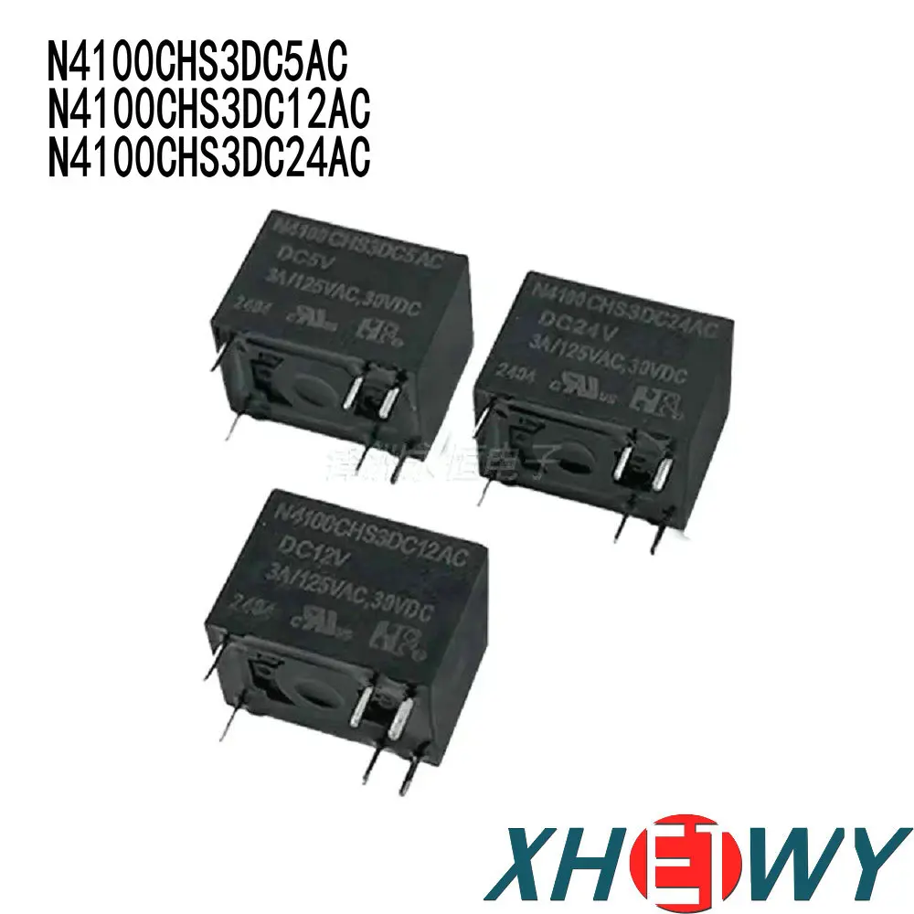 

Relay N4100CHS3DC5AC 5VDC N4100CHS3DC12AC 12VDC N4100CHS3DC24AC 24VDC original genuine 6-pin 3A