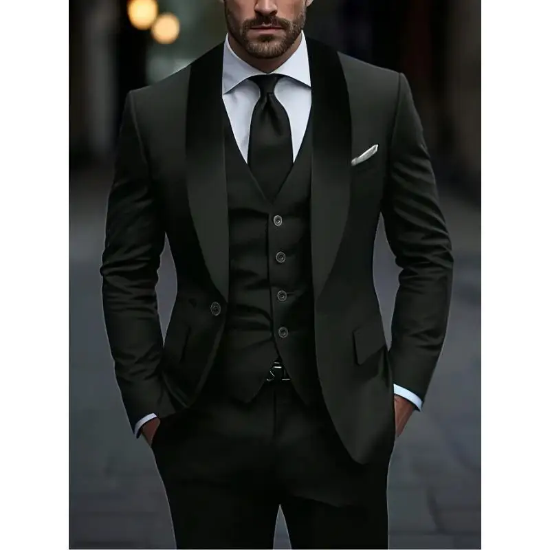 

Men's Pure Color Formal Suit T 52361 Work Uniforms Cross-Border Delivery Customizable Sizes And Colors Professional Attire