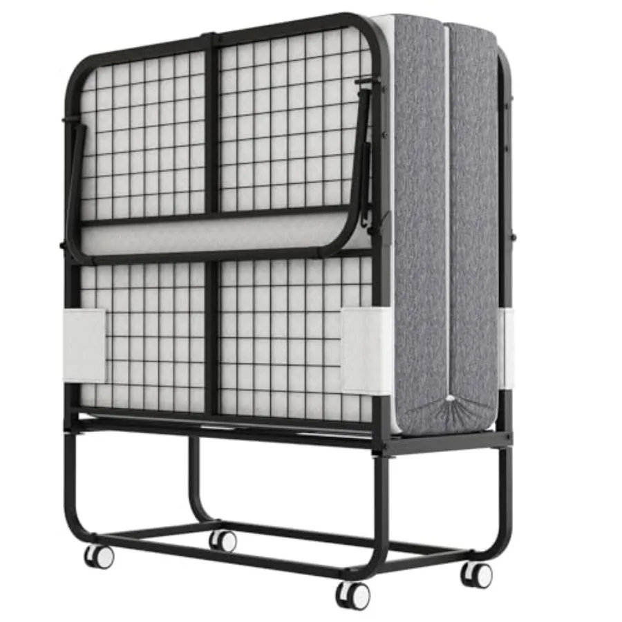 Folding Bed With Ma… - image