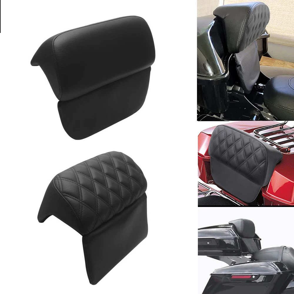 Almohadilla de Respaldo para Equipaje Compatible con Harley CVO Road Glide Street Glide Electra Glide Road King Tri Glide Ultra Limited 2014 en adelante