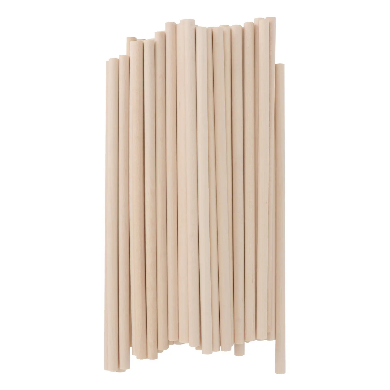 

100Pcs Premium Wooden Craft Sticks for DIY Ice Cream Making Cake Decorating Kids Handicrafts Rounded Edges Safe Reusable