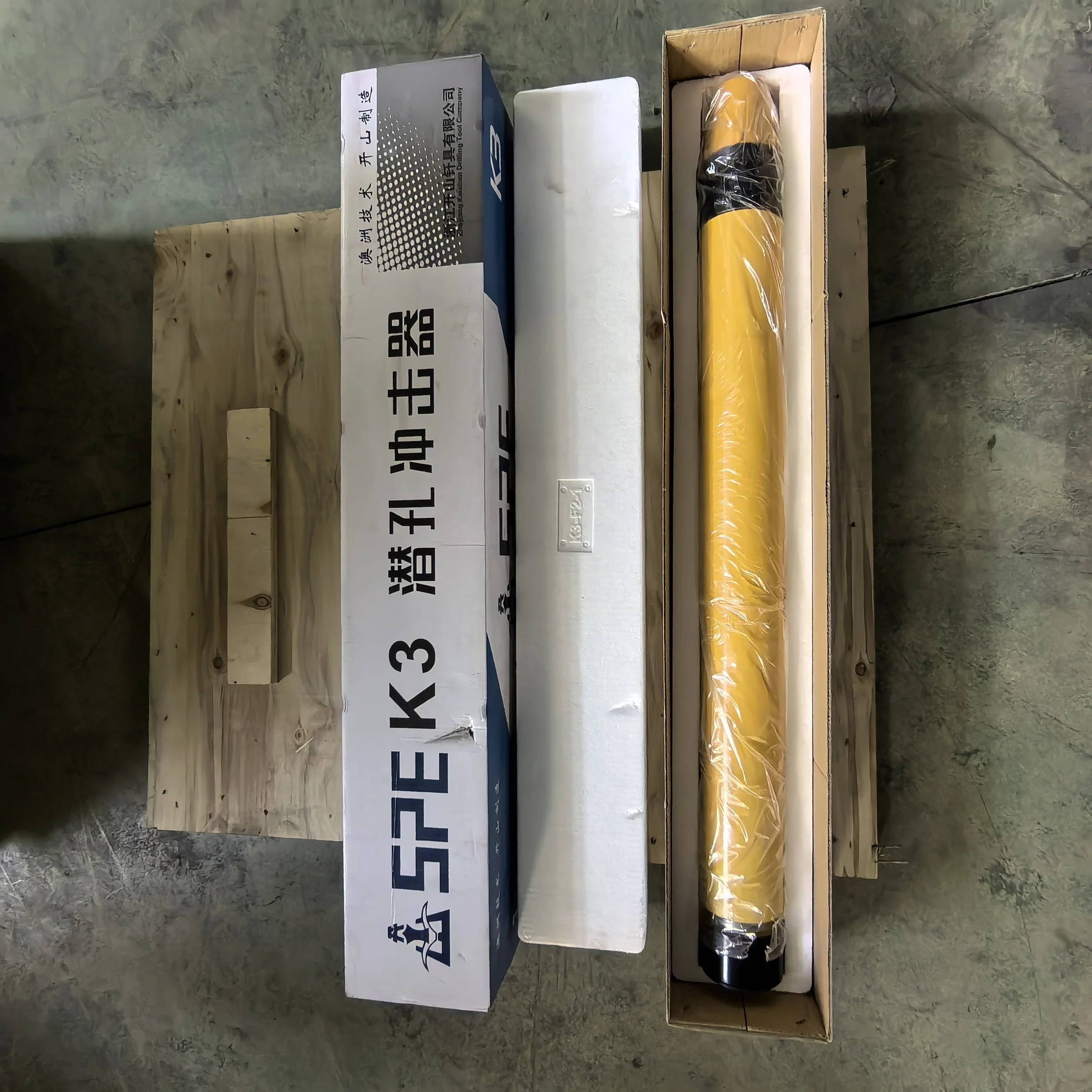 Palu DTH Tekanan Udara Tinggi K3 3 Inci Berkualitas Tinggi dan Tahan Lama untuk Sumur dan Penambangan Air