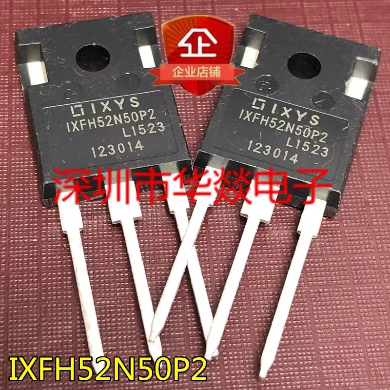 5PCS   IXFH52N50P2  TO-247 500V 52A  Brand New In Stock, Can Be Purchased Directly From Shenzhen Huayi Electronics