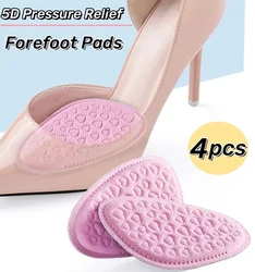 Non-slip Forefoot Pads for Women High Heels Women Cushion Pain Relief Foot Care Pad Half-size Insert Shoe Sole Foot Insoles