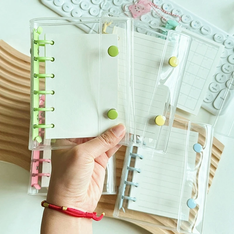 ألبوم صور A7 بطاقات صور شفافة ملونة تجميع آلة تجليد الكتب للصور الفوتوغرافية ملزمة الصورة ديكور فوركوكا دانشور #4