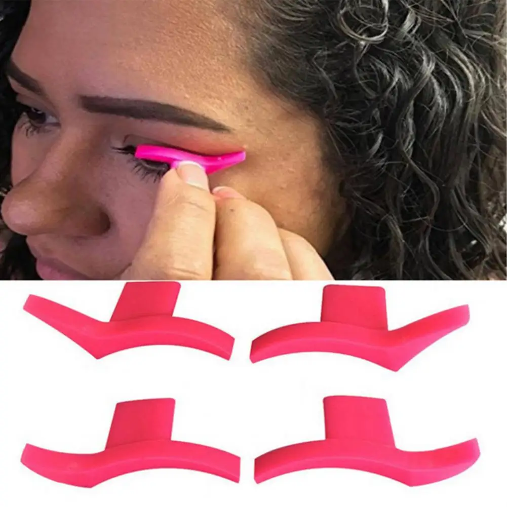 2 pezzi pratico applicatore per trucco occhi morbido e sicuro ombretto per donna stencil per eyeliner stile ala