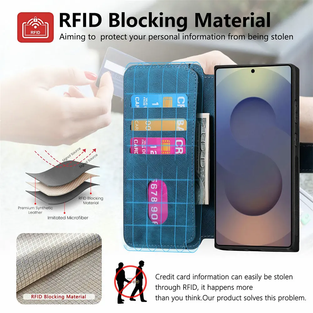 สําหรับPOCO F7 5G 2025 กรณีที่ถอดออกได้ 2 IN 1 กระเป๋าสตางค์หนังFunda Xiaomi Poco F 7 กรณีPocoF7 7Fแม่เหล็กปกหนังสือ