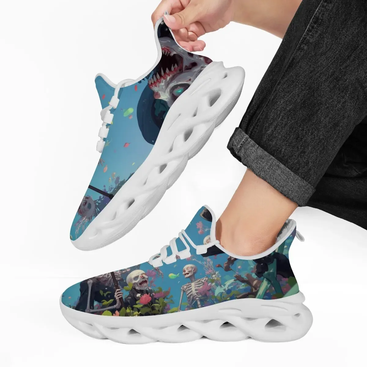 أحذية رياضية جديدة للأطفال أحذية كاجوال قابلة للتنفس من الأسفل أحذية تنس للرجال أحذية رياضية عصرية من القطيفة #4