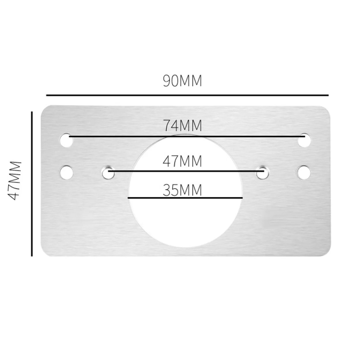 

3 Pairs Stainless Steel Hinge Repair Parts Metal Mending Plate Cabinet Hardware Wardrobe DIY Furniture Fastener Long Use High
