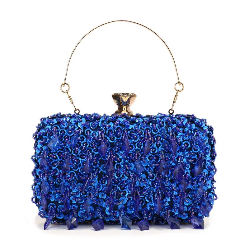 

Fashion Versatile Ball Dinner Bag Style Light Luxury Handmade Embroidered Clutch Bag Dress with Exquisite Clutch