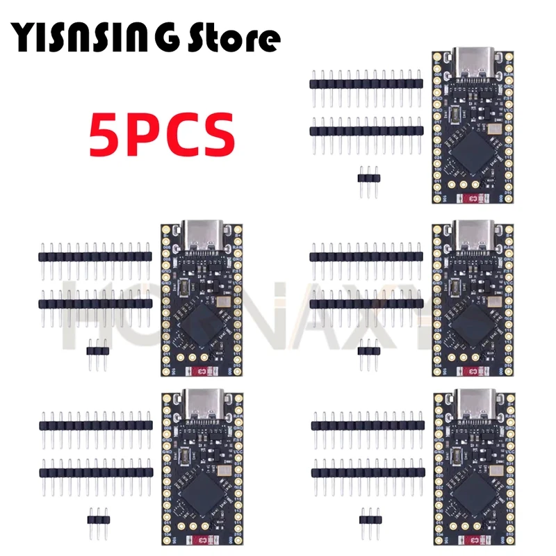 1-5PCS/NRF52840 Development Board Compatible With Nice!Nano V2.0 Bluetooth Charging Management Pro Micro NRF52840