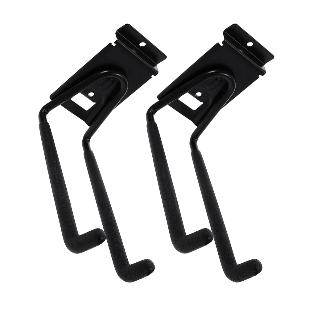 

2pcs 8 Inch Heavy Duty Garage Hooks Iron Wall Mount Tool Bike Hangers Straight Utility Bracket Storage Hardware Durability Easy