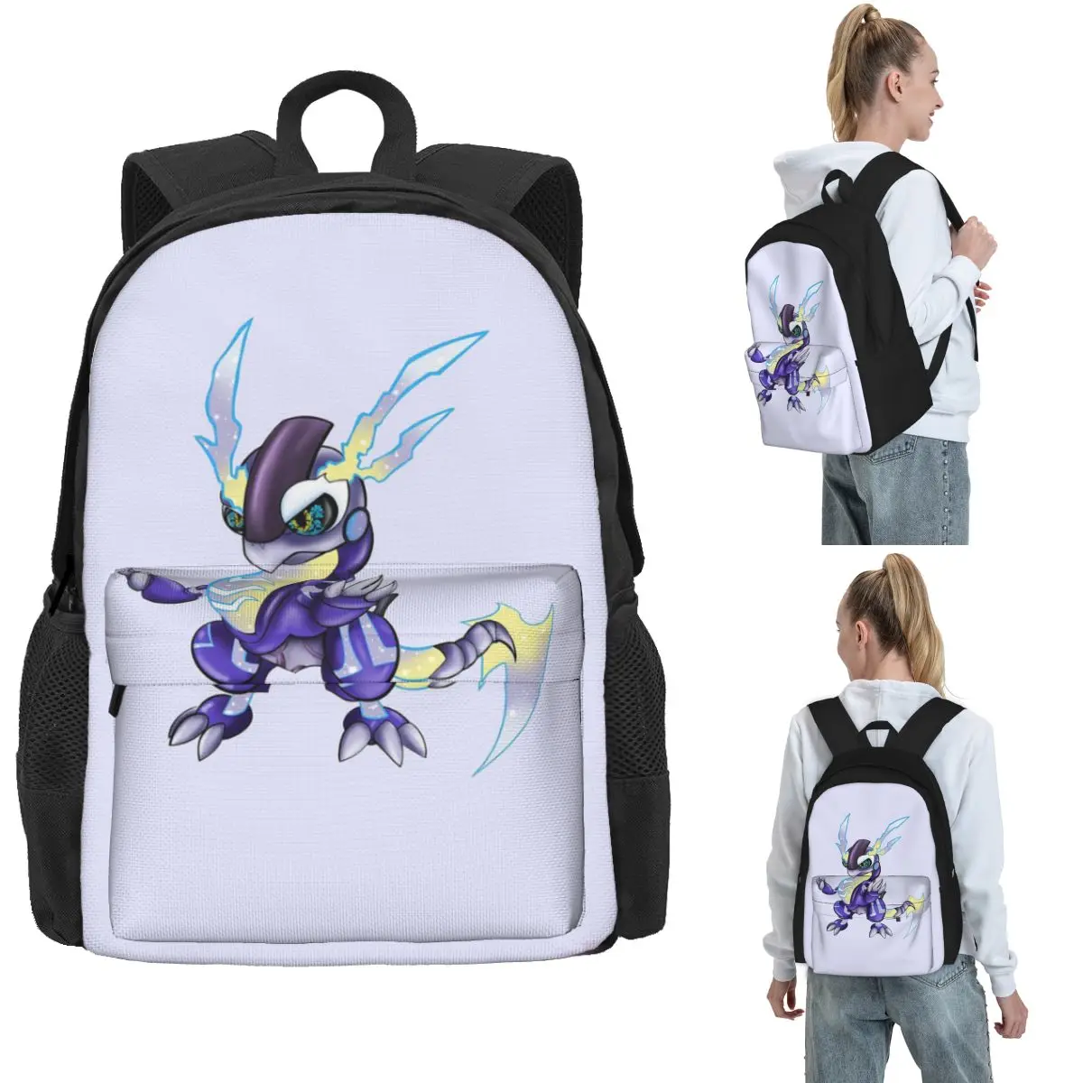 

Miraidon Sticker Backpack Hot Sale Daypack Large Capacity Children BookBag School Bag Shoulder Bags for Men Women