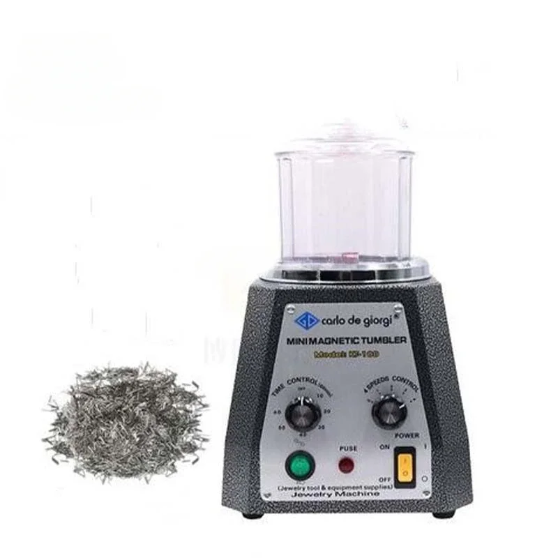 400G jewelry tool polishing machine magnetic tumbler polishing machine KT-100 magnetic tumbler jewelry polishing machine