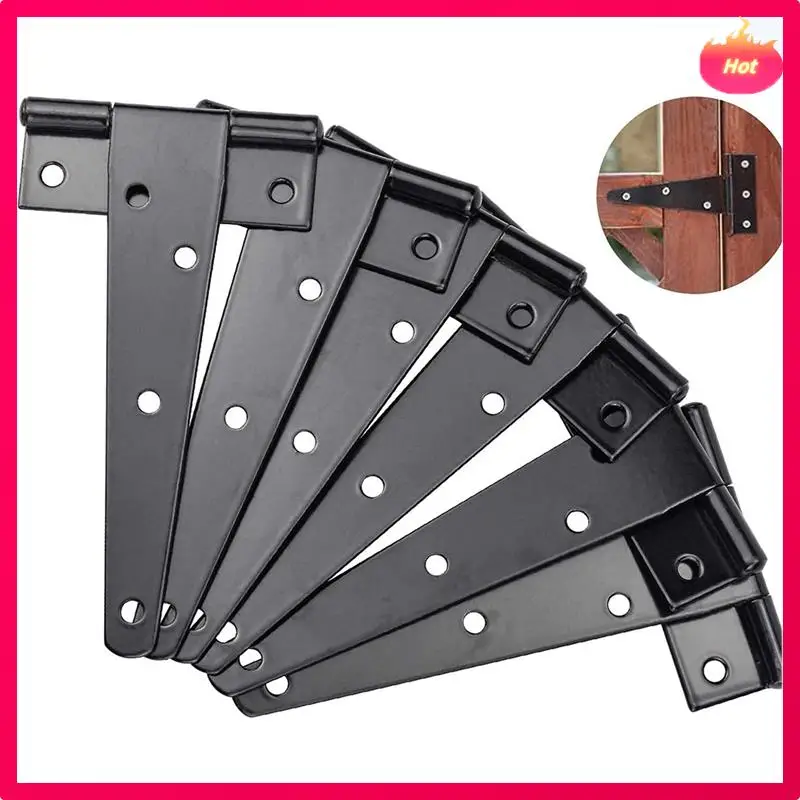 

18 Pack Heavy Duty Tee Hinge, 150Mm 6 Inch T Hinge Metal Strap Tee Hinge With Screws For Shed Doors, Garden Gate