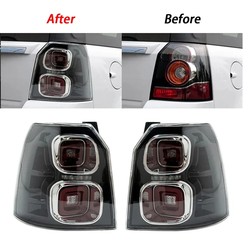 2PCS Facelift Upgrade LED Taillights Rear Lamps For Land Rover Freelander 2 Tail Lights Turn Signal Brake Light Car Accessories