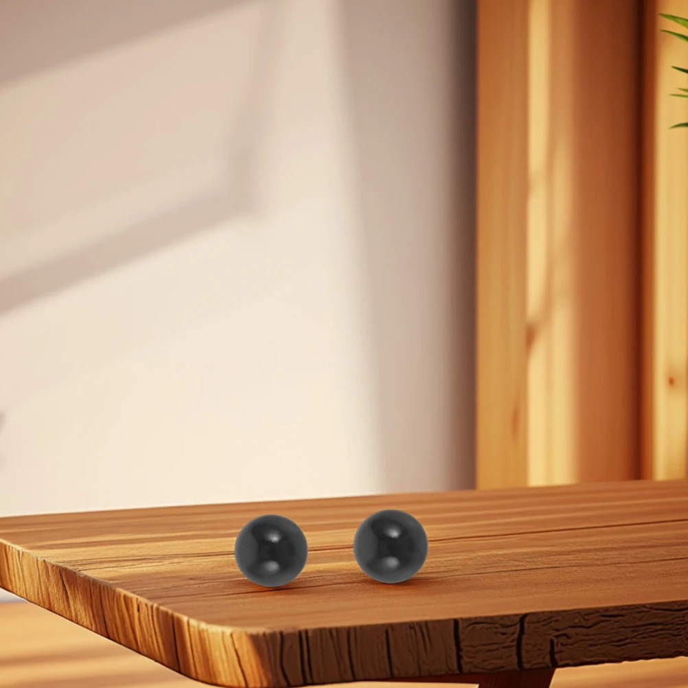 6 قطع من كرات آلة الكرة والدبابيس، قطع غيار بلاستيكية سوداء، مجموعة ألعاب ذاتية الصنع، أجزاء لعبة ألغاز، مجموعة لعب للأطفال