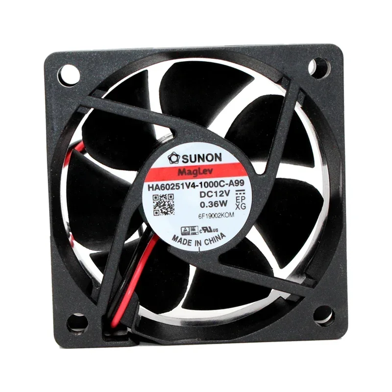 

New SUNON 60*60*25MM DC 12V 6CM ultra-quiet fan HA60251V4-000U-A99 HA60251V4-1000C-A99