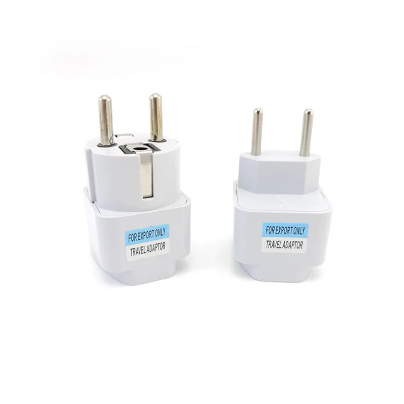 1Pcs Universal US/UK/AU/DE EU Plug Adapter USA To Euro Europe Travel Wall AC Power Charger Adapter Converter Socket h2