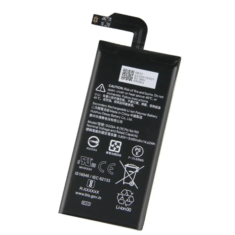 3110mAh Replacement Battery for Google Pixel4 XL G025A-B Mobile Phone Batteries
