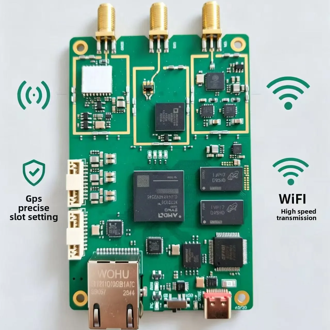 Neptunek240gnss wifi ad9363zynq7020plutosdrfpga jtag development board