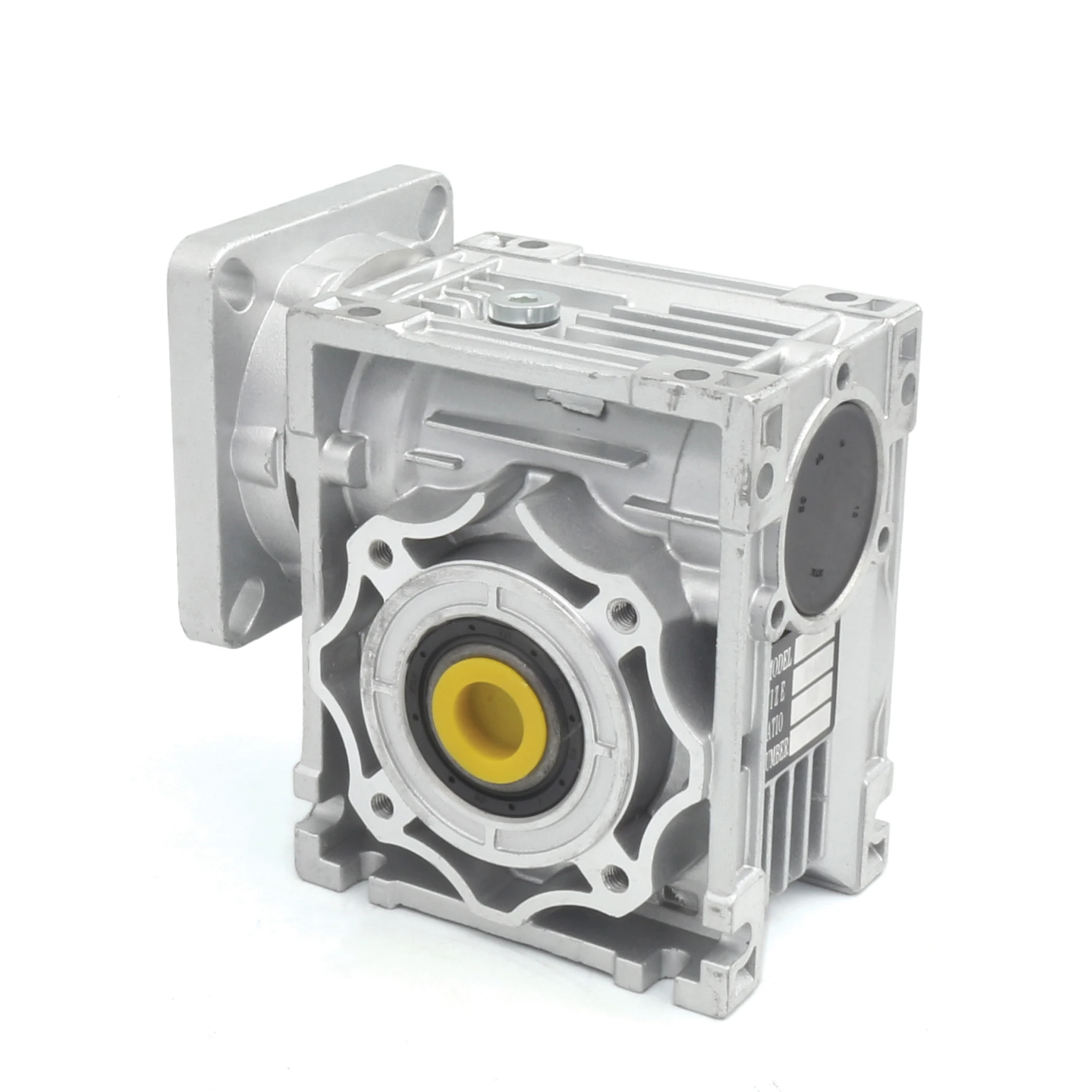 High Torque NMRV063 Reducer Worm Gear Gearbox Reducer Ratio For Flange 80 / 110 / 130 Servo / Stepper Motor