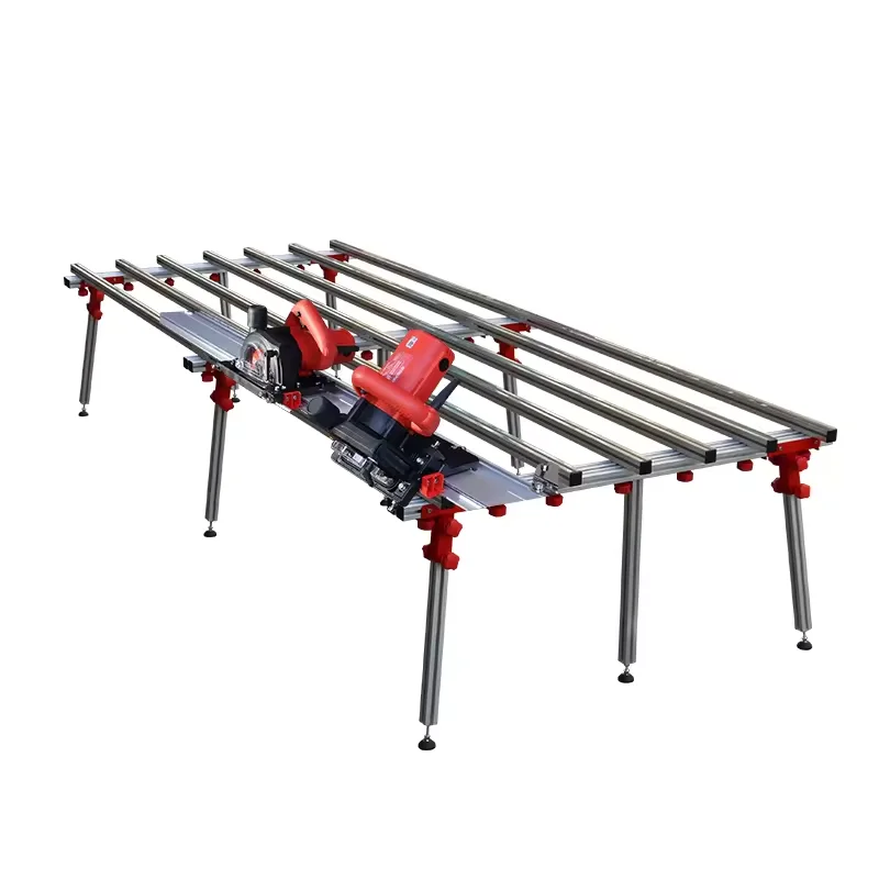 Shijing9601 Automatic Electric Tile Cutter Machine Double Track Tile Saw Cutter Multifunctional Ceramic Tile Cutter Professional