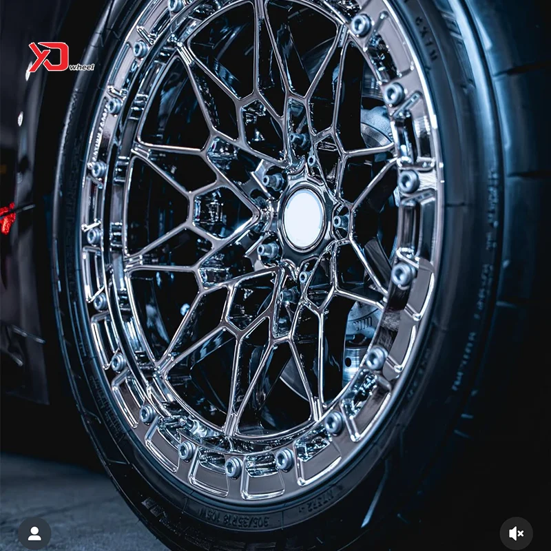 

Custom Polish 17 18 19 Inch Beadlock Forged Wheels 5x114.3 5x112 Performance Racing Rims for Nissan 370Z E92 F80 M3