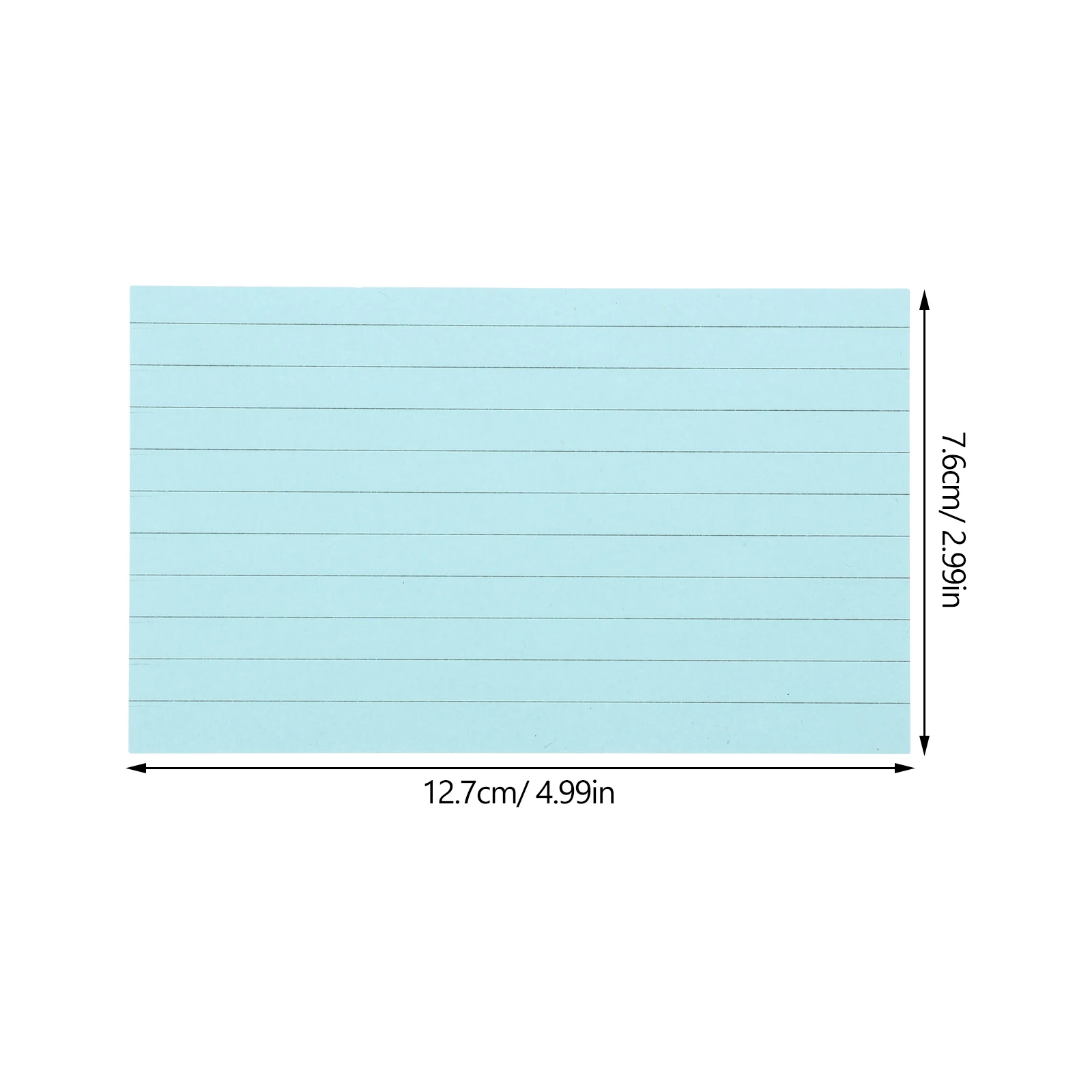 Carnet mémo à lignes horizontales pour classeur, bloc-notes adt-scalp, cartes flash, petites cartes de révision, bloc-notes de bureau d\'étude, 300