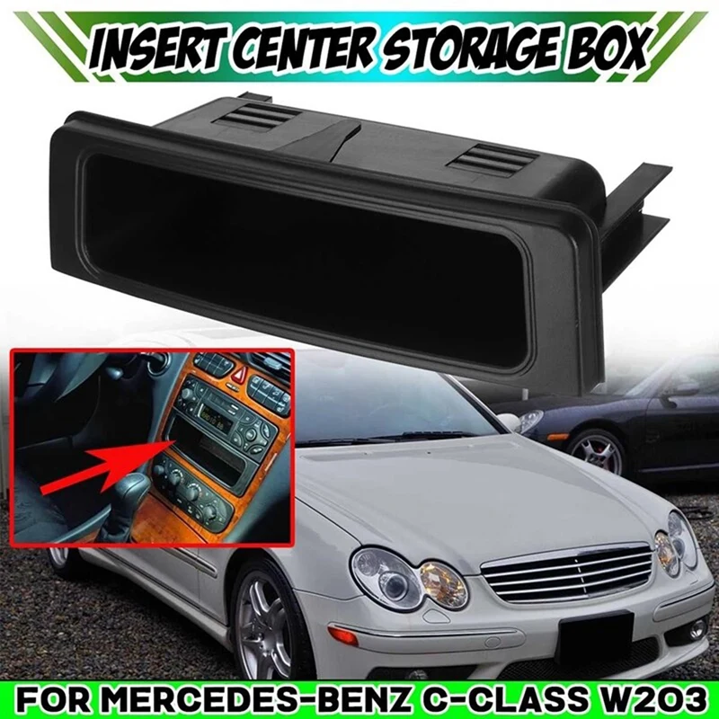 2036830291 Car Center Console Storage Tray For Mercedes-Benz W203 C-Class 2001-2007 W639 Vito Storage Box Organizer