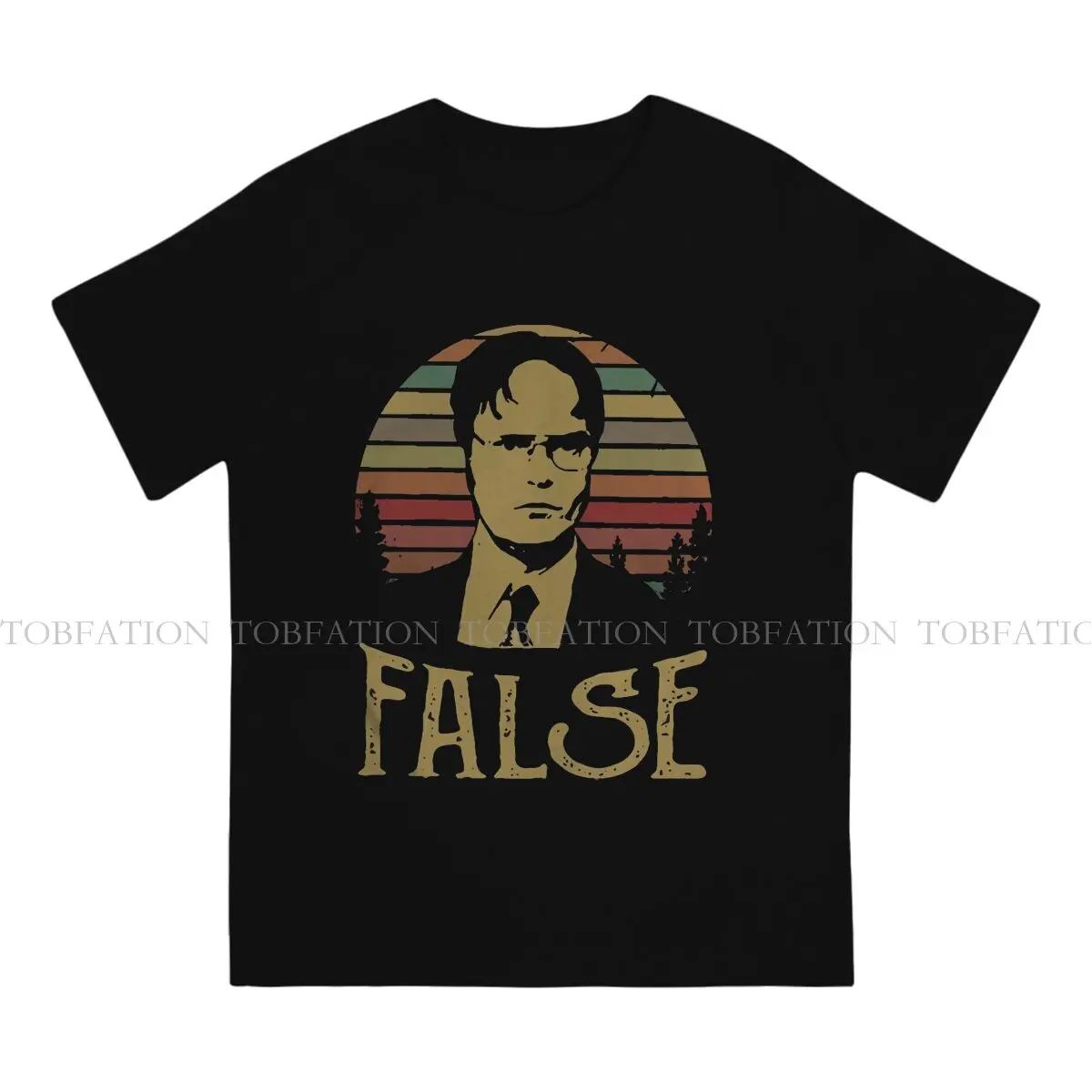 The Office Michael Scott TV Creative TShirt for Men Dwight Schrute False Vintage T Shirt Hip Hop Gift Clothes Streetwear 6XL