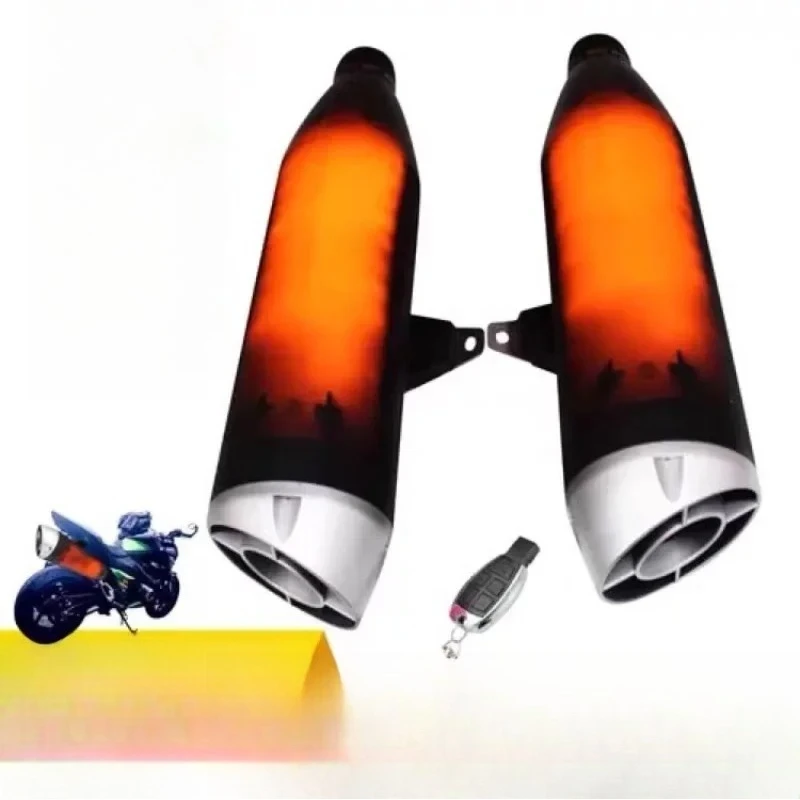 

Motorcycle 12v electric vehicle exhaust pipe battery car subwoofer simulation