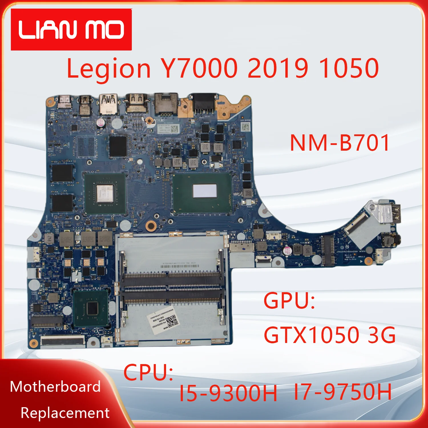 NM-B701 is Suitable For Lenovo Legion Y7000 2019 1050 Laptop Motherboard I5-9300H I7-9750H GTX1050 3G 5B20S42662 5B20S42664 DIS