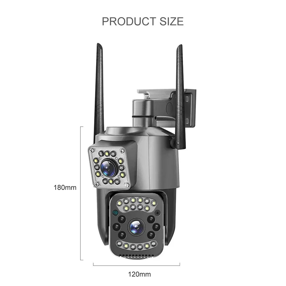 2K 4MPกล้องวงจรปิดกล้องV380 Pro 4Gซิมการ์ดกลางแจ้งIP Securityกล้องสีNight Vision 2-Way Audio WiFiการเฝ้าระวังวิดีโอCam